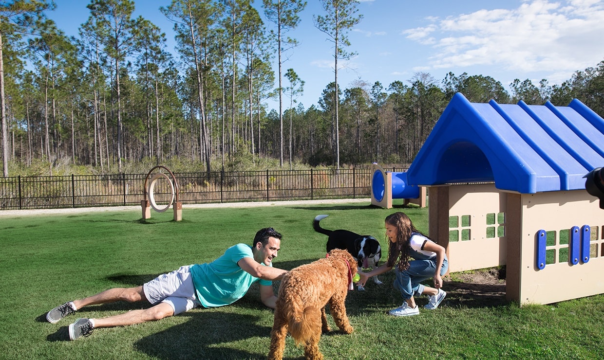 The Dog Park at RiverTown is a Family Favorite
