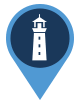 Lighthouse Icon shows Historical Interest on Map