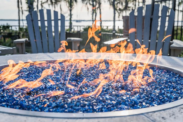 Firepit at the RiverClub