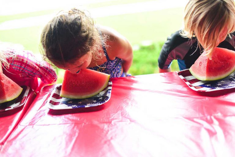 RiverTown watermelon eating contest