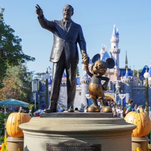 walt disney statue