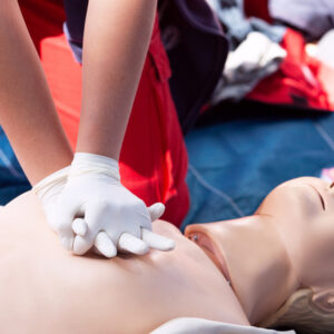 chest compressions