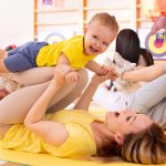 Children and Parents playing