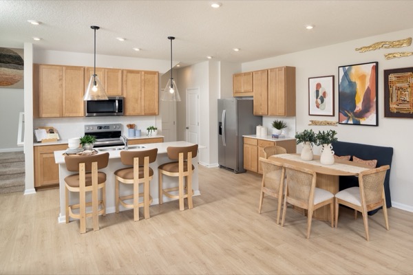 Arden model kitchen at Glades at Meadows